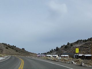 The settlement of Mount Montgomery lies just beyond Montgomery Pass along U.S. 6. The site was once the location of the Montgomery Pass Hotel &amp; Casino.