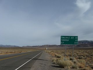 U.S. 6 converges with U.S. 95 south at Coaldale Junction 22 miles east of SR 360.