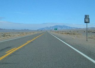 U.S. 6 drops nearly 900 feet in elevation from the Volcanic Hills to the north end of SR 773 (Fish Valley Road).