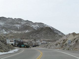 The speed limit along U.S. 6 west reduces to 25 miles per hour for the distance through Tonopah.