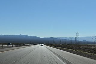 Multiple transmission lines converge at the Mead Substation just south of I-11/U.S. 93.