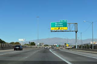 Boulder Highway represents the former alignments of U.S. 93/95 and U.S. 466 through East Las Vegas and Henderson prior to the construction of the Oran K. Gragson Freeway.SR 582 follows Boulder Highway southeast to Henderson and Fremont Street northwest to Charleston Boulevard.
