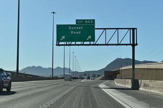 Sunset Road extends 3.3 miles east from Exit 64 A to Cadence Central Park within the Cadence development in Henderson.