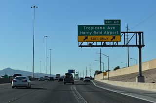Tropicana Avenue is part of SR 593 between SR 582 (Boulder Highway) near Whitney and Maryland Parkway. The 0.57 mile long stretch of Tropicana Avenue from Las Vegas Boulevard west to I-15 and Dean Martin Drive is also SR 593.