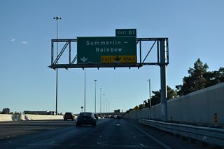 Designated as SR 613 in 2019, Summerlin Parkway is a limited access freeway extending 5.51 miles west from I-11/U.S. 95 to CC-215 at Summerlin West.