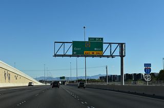 No control points are used for exit signs to CC-215 along the Bruce Woodbury Beltway.