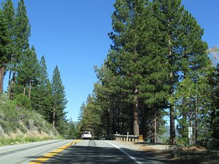 A reference marker for Nevada 28 is posted a short distance ahead, just prior to crossing into Incline Village.
