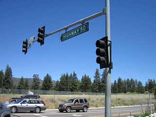 Lake Parkway north at U.S. 50 just east of the casinos at the community of Stateline.