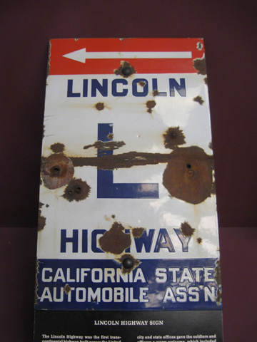 Historic Lincoln Highway sign
