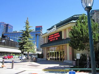 U.S. 50 intersects Stateline Avenue on the California / Nevada border between Harvey's Hotel and Casino and Harrah's Lake Tahoe.