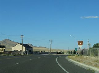 Humboldt Avenue circles around the west side of the Wells residential street grid to Sixth Street (historic U.S. 40). The Humboldt-Toiyabe National Forest - Ruby Mountains office lies along SR 223 at Pacific Avenue.