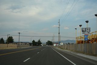 The first shield for SR 223 appears at the eastbound turn of Business Loop I-80 to Downtown.