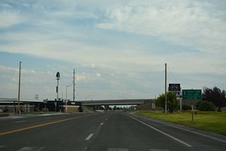 Business Loop I-80 and SR 233 end at the west Wells interchange along Interstate 80. SR 231 commences an 11.62 mile course southwest to Angel Lake beyond the freeway.