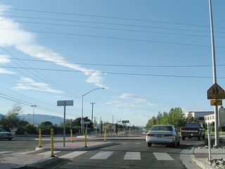 The traffic roundabout also offers a safer route for children to cross the highway when walking to a nearby school or the library.