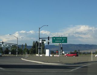 Use U.S. 395 north to Carson City, Reno, Sparks, and Susanville; use U.S. 395 south to downtown Minden, Gardnerville, Topaz Lake, and Bishop.