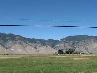 Leaving Minden and entering rural Carson Valley, this view from southbound Nevada 88 shows the Kingsbury Grade as it winds it way toward Stateline and South Lake Tahoe.