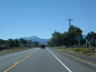 Southbound Nevada 88 next approaches its junction with Nevada 756 (Centerville Lane). Turn left on Nevada 756 (Centerville Lane) east to Gardnerville or west on Centerville Lane to Nevada 206.