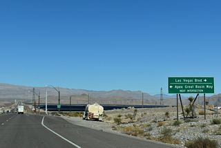 Las Vegas Boulevard (old U.S. 91/93) was realigned to intersect U.S. 93 well away from the exchange with Interstate 15.
