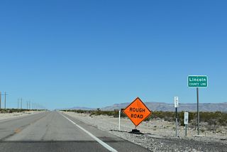 U.S. 93 (Great Basin Highway) continues north across Coyote Spring Valley into Lincoln County.