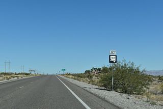 The west end of SR 168 ties into U.S. 93 by Coyote Springs.