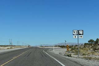 SR 168 travels 24.76 miles from U.S. 93 to Glendale Boulevard and I-15 at Exit 90.