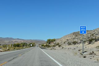 The Pahranagat Lake Rest Area is located along a section of old U.S. 93.