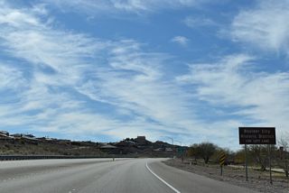 Nevada Way loops 1.9 miles south from Boulder City Parkway back to U.S. 93 Business at Buchanan Boulevard outside of Historic Downtown Boulder City.