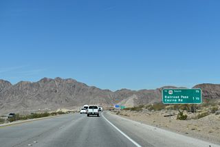 Boulder City Parkway is a limited access highway west from Veterans Memorial Drive with two exits preceding I-11/U.S. 93-95 north.