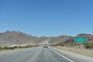 South from Boulder City, U.S. 95 is a four lane highway to SR 163 (Laughlin Highway) east to Laughlin and Bullhead City, Arizona.