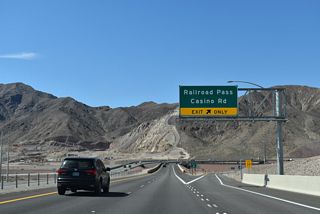 Railroad Pass Casino Road connects U.S. 93 Business (Boulder City Parkway) northbound with I-11/U.S. 93-95 south and Atlas Industrial Park.