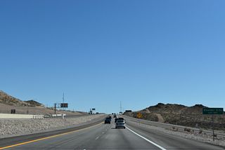 Branching east from I-11/U.S. 93-95 at Railroad Pass, U.S. 93 Boulder (Boulder City Parkway) enters the Boulder City limits.