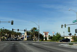 Nevada Way extends east from U.S. 93 Business (Boulder City Parkway) into Historic Downtown Boulder City.