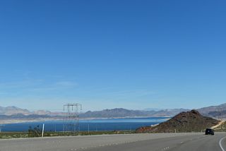 U.S. 93 Business proceeds northeast into Lake Mead National Recreation Area.