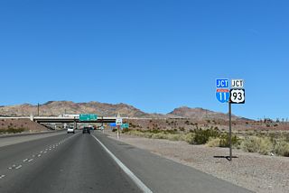 The Boulder City Bypass along I-11/U.S. 93 opened east from U.S. 95 to SR 172 near Hoover Dam on August 9, 2018.
