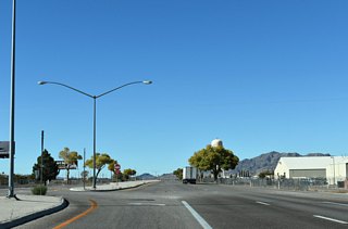 Northbound U.S. 95 at MacFarland Avenue in Indian Springs.