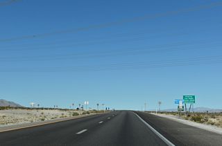 U.S. 95 travels through the Las Vegas Paiute Indian Reservation over the course of 2.8 miles.