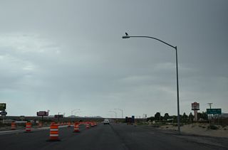 Sitting at an elevation of 2,550 feet above sea level, the unincorporated community of Cal-Nev-Ari had a population of 278 as of the 2000 Census and just 144 as of the 2020 Census.