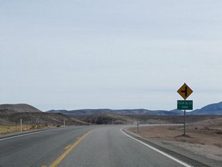 Fleur de lis Road spurs into the northeastern reaches of the Oasis Valley.