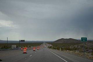 Lake Mojave Drive intersects U.S. 95 west from Searchlight Airport.