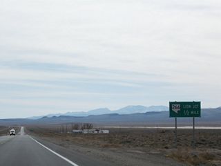 U.S. 95 meets SR 266 (Lida Road) west at Lida Junction.