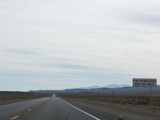 The daytime headlights safety zone continues along U.S. 95 south for another 104 miles.