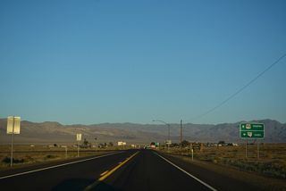 SR 361 heads 33.1 miles north to SR 844, which spurs east to Berlin Ichthyosaur State Park.