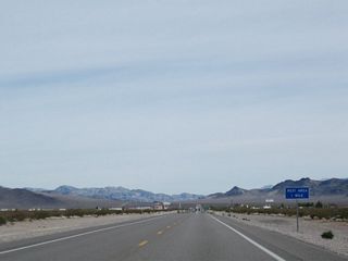 The Amargosa Valley Rest Area lies at the southeast corner of the forthcoming intersection joining U.S. 95 with SR 373 south.