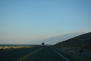 U.S. 95 straddles eastern reaches of the Wassuk Range along Walker Lake.