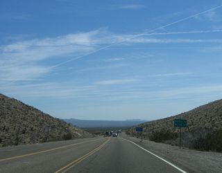 Prior to the expansion of U.S. 95 to four lanes, a mileage sign was posted along southbound for Needles, 51 miles and Blythe, 147 miles. As of 2010, this sign was gone.