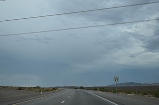 Most of the unpaved roads that connect to U.S. 95 lead into the area around the Highland Range Crucial Bighorn Habitat Area.