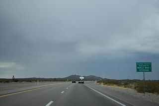Subsequent signage posted along U.S. 95 south honors veterans from specific wars from the 20th and 21st centuries.