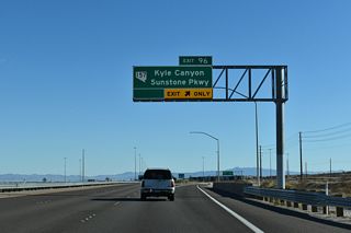 Sunstone Parkway extends east from SR 157 and the DDI with I-11/U.S. 95 into the Sunstone development.