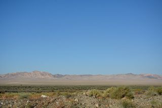 Looking east across the parallel Walker River toward the Agai Pah Hills.