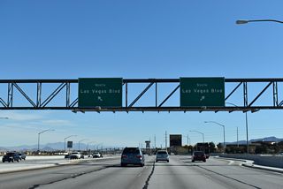 SR 146 (St. Rose Parkway) crosses Las Vegas Boulevard (old SR 604) just east of Interstate 15.
